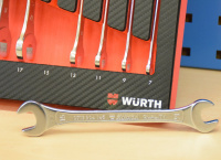 Würth Doppelmaulschlüssel in Carbonschaumeinlage 8tlg.