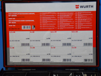 Würth Systemkoffer Shark Dübel mit Schrauben 1000tlg.