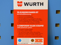Würth Klingenschaber Set mit Schnellklemmung